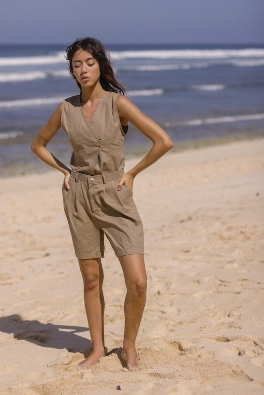 Have It All Vest Top (Simply Taupe)
