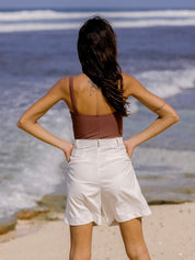 Let's Go To Bermuda Shorts (Blanc)