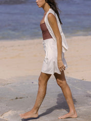 Let's Go To Bermuda Shorts (Blanc)