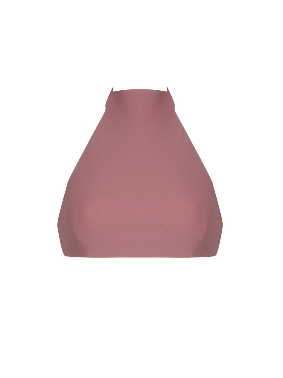Amerie High Neck Top (Rosewood)