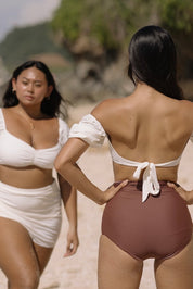 Celine Ruched Bottom (Rosewood)