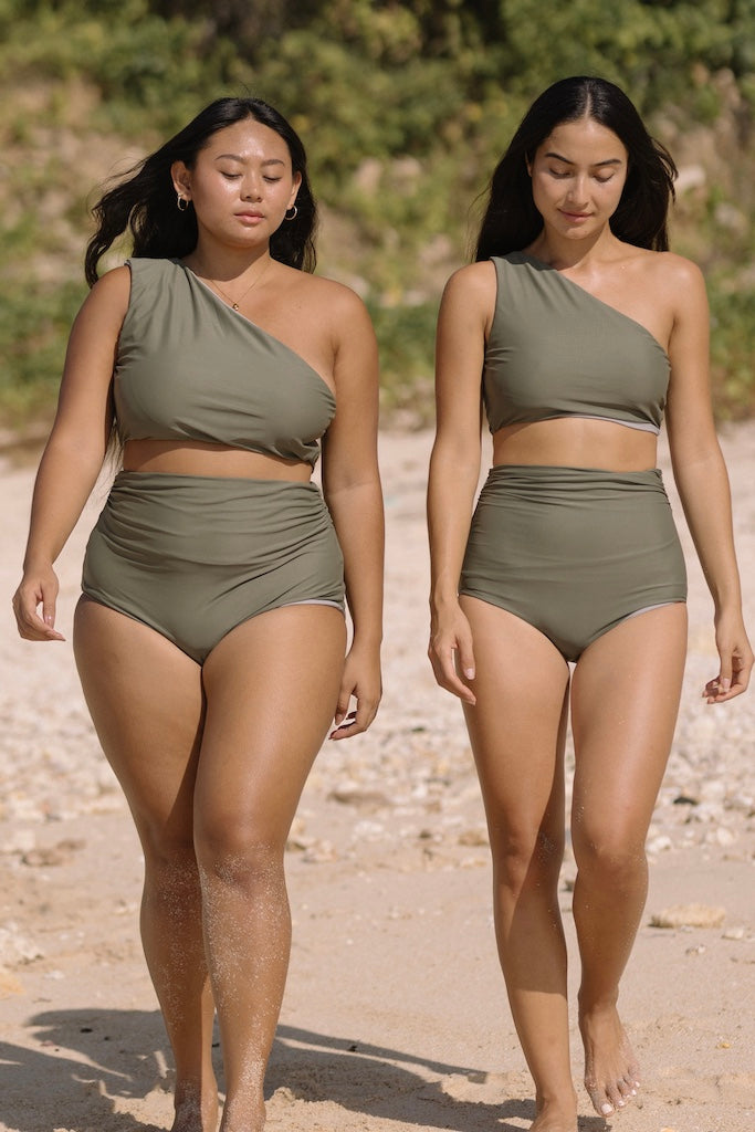 Celine Ruched Bottom (Artichoke)
