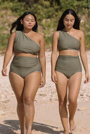 Celine Ruched Bottom (Artichoke)