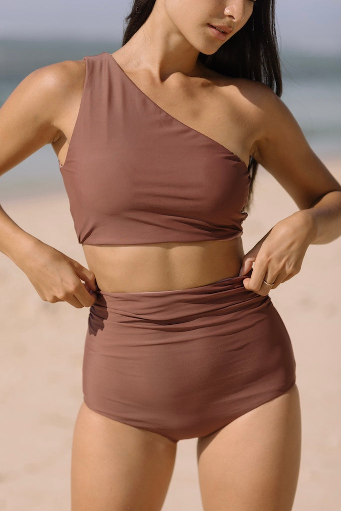 Celine Ruched Bottom (Rosewood)