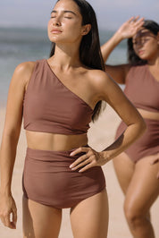 Celine Ruched Bottom (Rosewood)