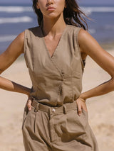 Have It All Vest Top (Simply Taupe)