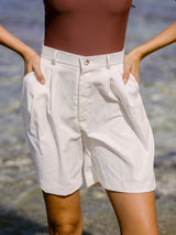 Let's Go To Bermuda Shorts (Blanc)
