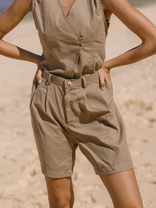 Let's Go To Bermuda Shorts (Simply Taupe)