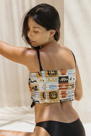 Frankie Crop Top (Retro/Onyx)