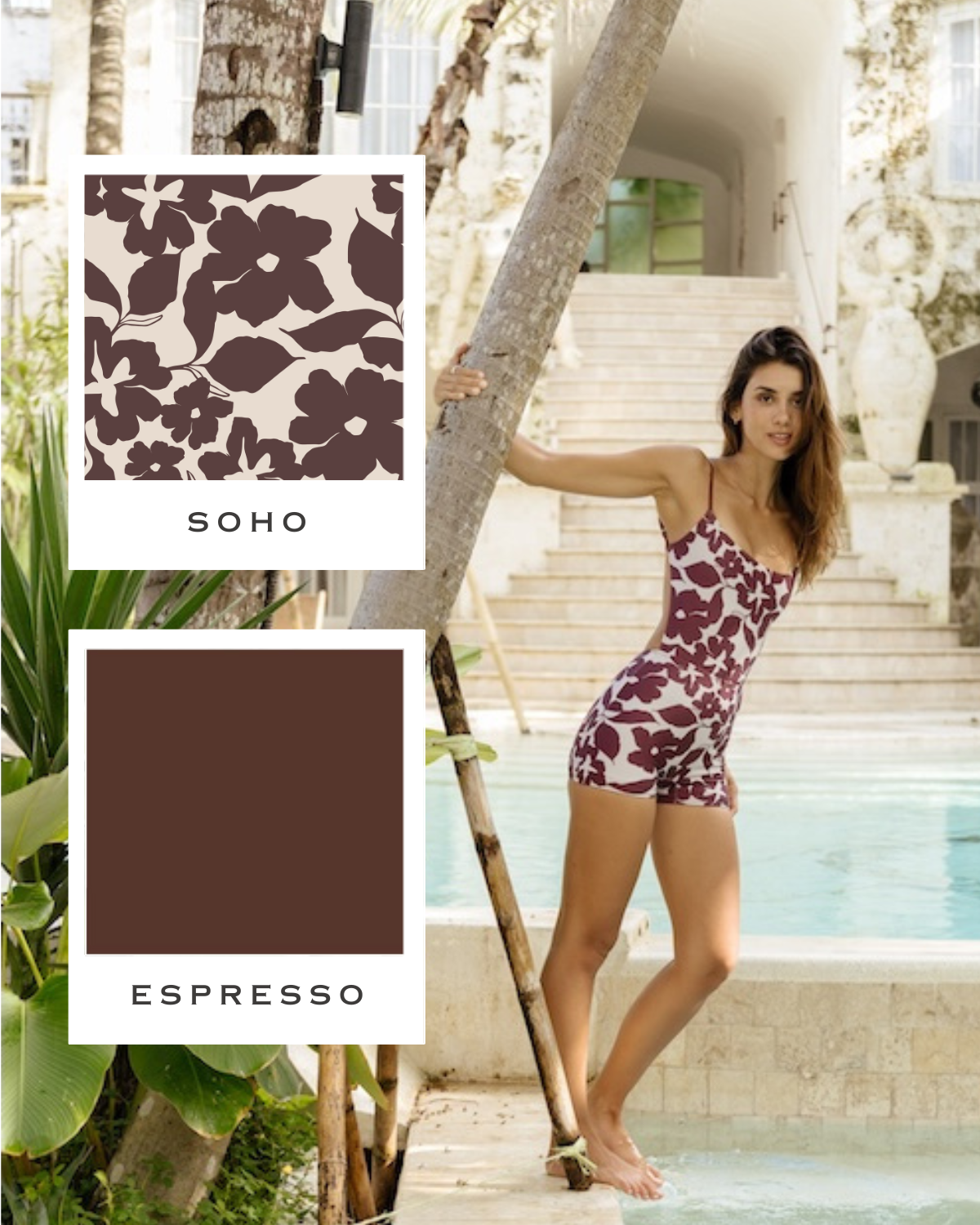 Rocio Shortsuit (Soho/Espresso)