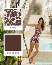 Rocio Shortsuit (Soho/Espresso)