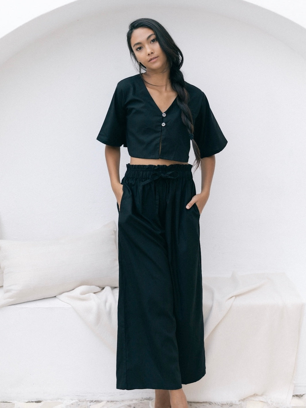 Laid Back Palazzo Pants (Black)