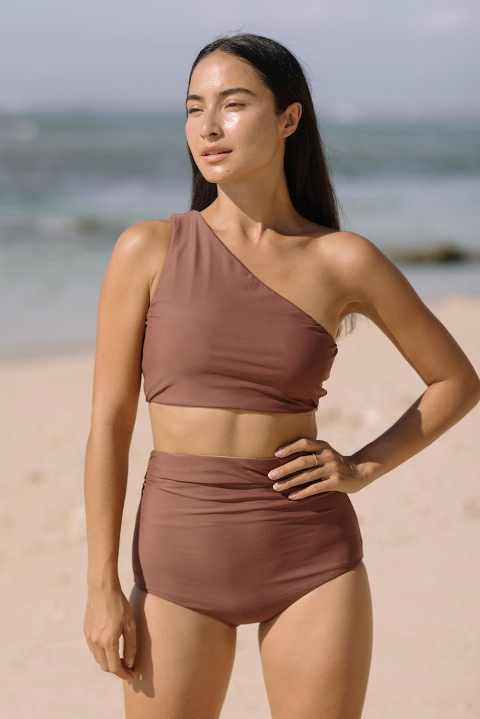 Celine Ruched Bottom (Rosewood)